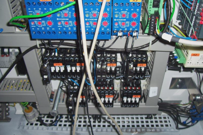 Elektronische Überwachung und Sicherheit elektrische Schaltung in einem Schaltkasten
