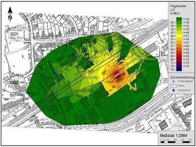 Schallemissionskarte